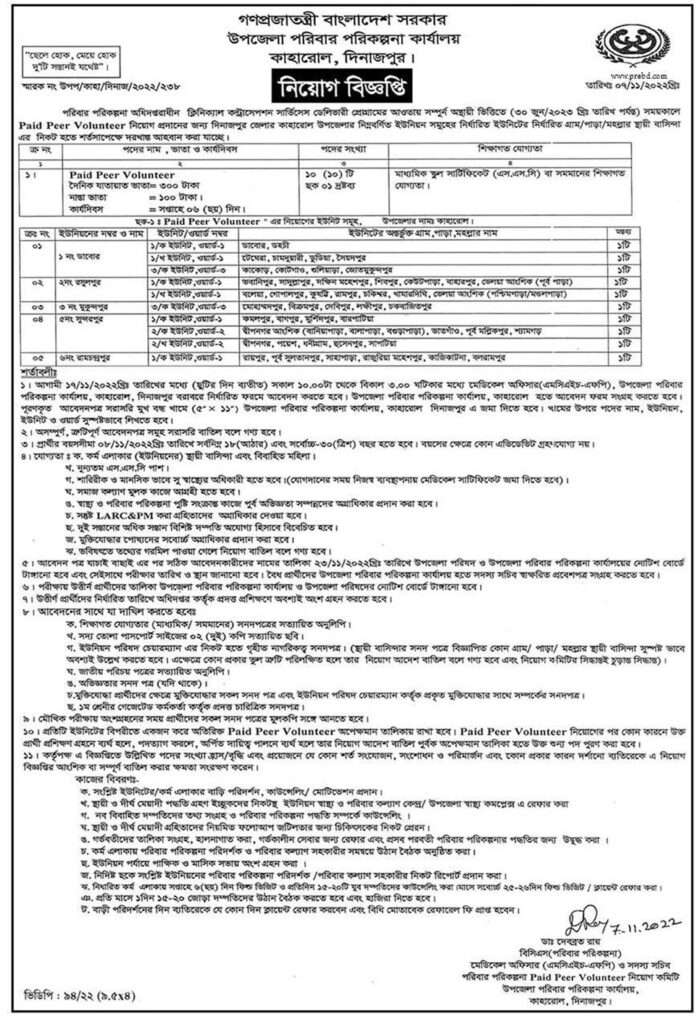 family-planning-job-circular-2023