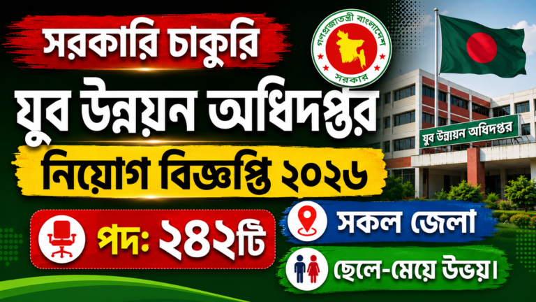 Department of Youth Development DYD Job Circular 2026