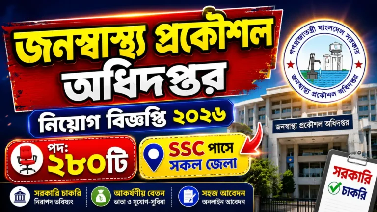 DPHE Job Circular